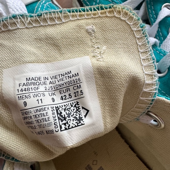 Converse All Stars aqua low top sneakers - Picture 4 of 6